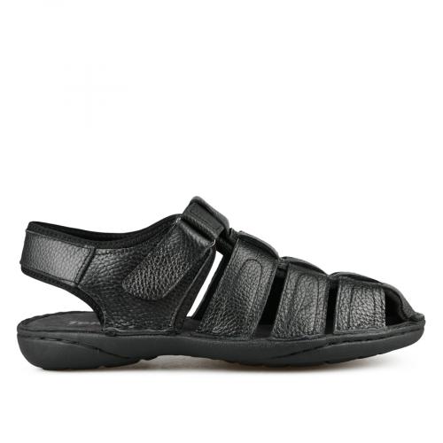Sandale casual pentru bărbaţi, de culoare negru