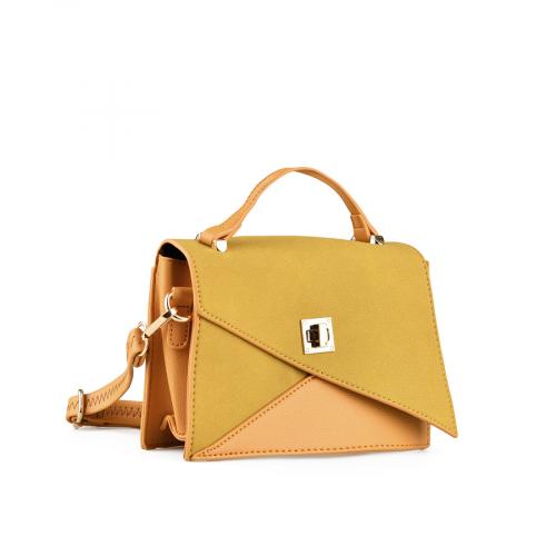 Γυναικεία καθημερινή τσάντα κίτρινο 0147201 
