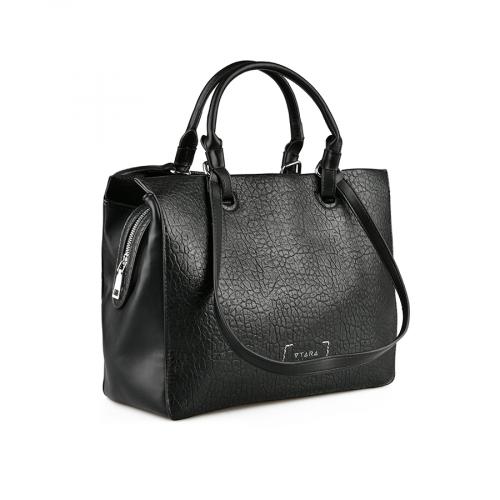 γυναικεία καθημερινή τσάντα μαύρη 0151312