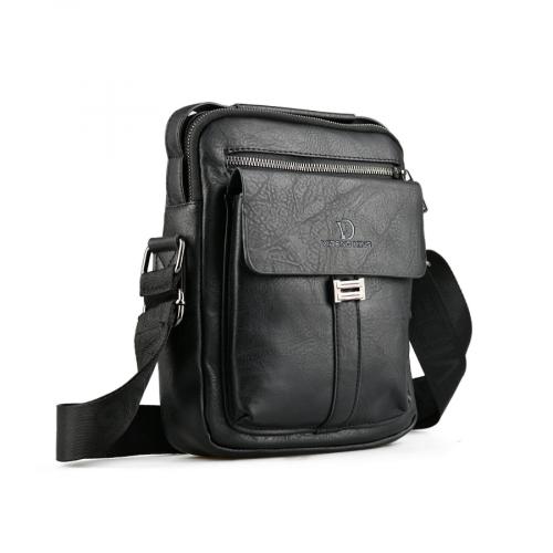 ανδρική casual τσάντα μαύρη 0151432