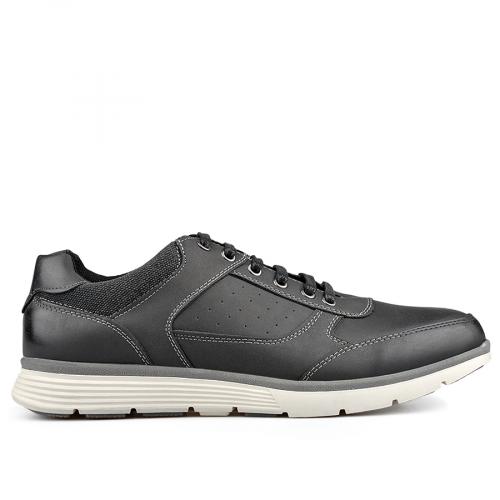 мъжки ежедневни обувки черни 0135729