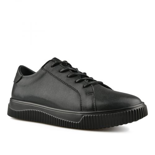 дамски ежедневни обувки черни с платформа 0151469
