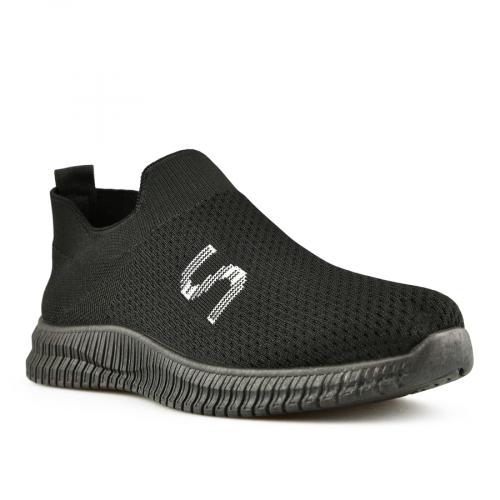 Γυναικεία sneakers με πλατφόρμα μαύρα 0147028
