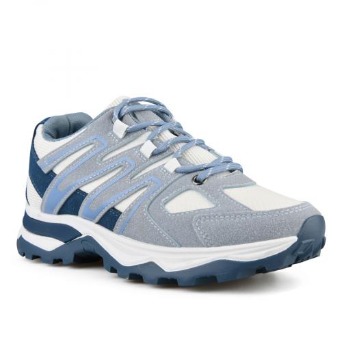 Γυναικεία αθλητικά παπούτσια μπλε χρώμα  με πλατφόρμα 0151380