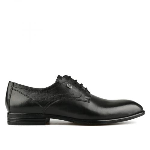 Κομψά ανδρικά παπούτσια  μαύρο χρώμα 0148369