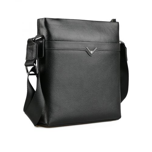 ανδρική casual τσάντα σε μαύρο χρώμα 0150505