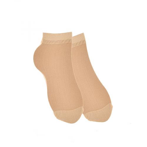 дамски къси чорапи бежови 0157603