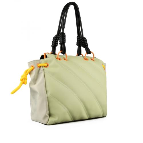 Γυναικεία καθημερινή τσάντα σε πράσινο χρώμα 