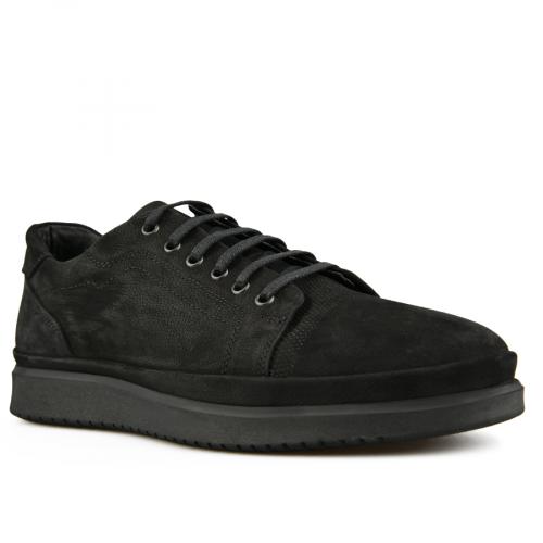 Pantofi casual pentru bărbaţi, de culoare negru