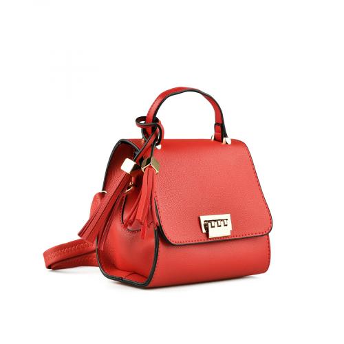 Γυναικεία καθημερινή τσάντα κόκκινη 0147230