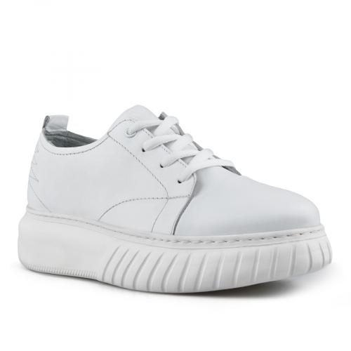 Γυναικεία Casual Παπούτσια λευκά με πλατφόρμα 0149675