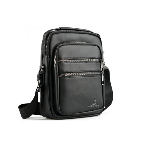 ανδρική casual τσάντα σε μαύρο χρώμα 0151424