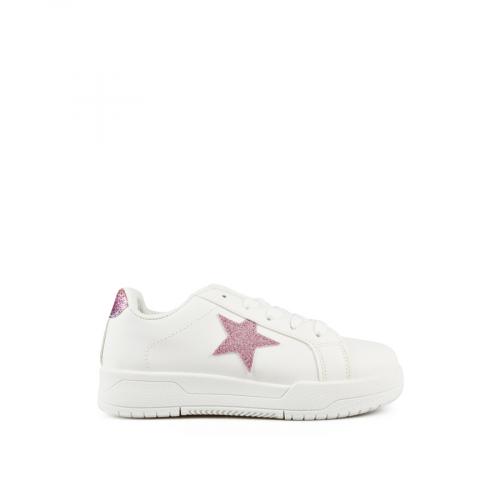 Παιδικά παπούτσια σε λευκό/ ροζ χρώμα