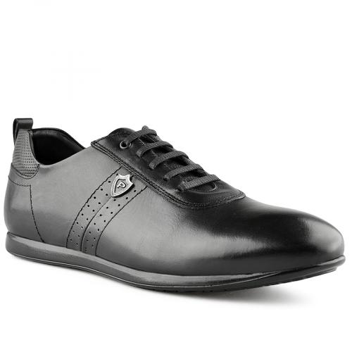 Ανδρικά παπούτσια casual μαύρα 0147150