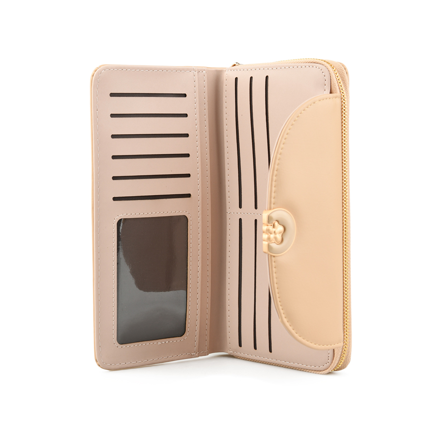 lady's wallet eko leather beige 0157752