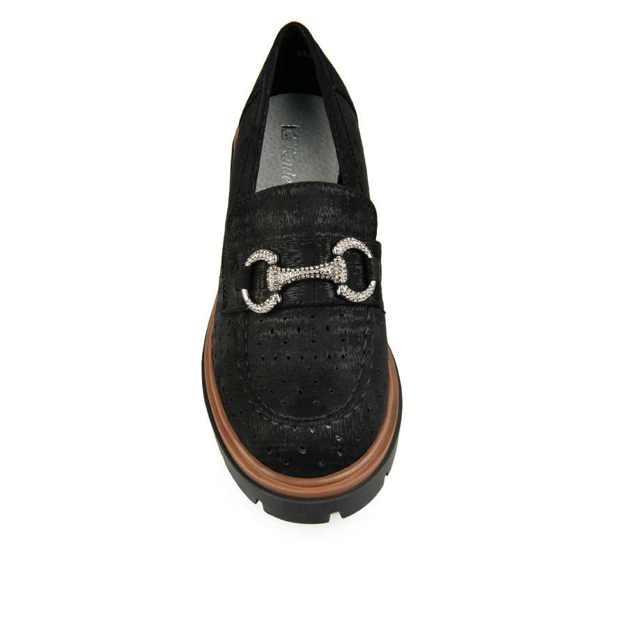 pantofi damă textil negru 2