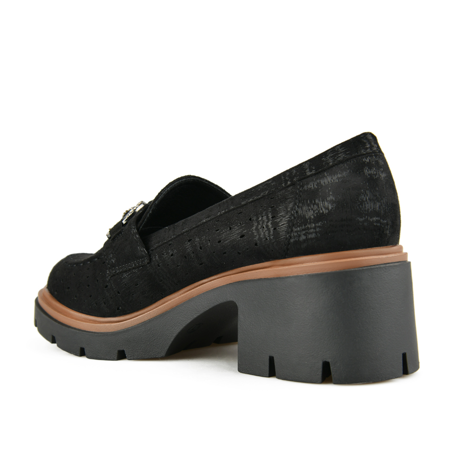 pantofi damă textil negru 3