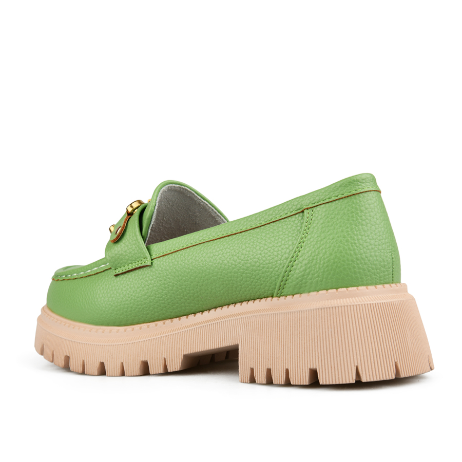 pantofi damă piele ecologică verde 3