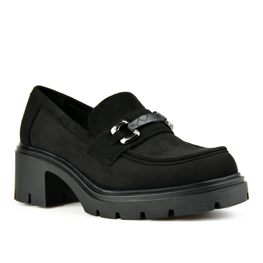 pantofi damă textil negru 1