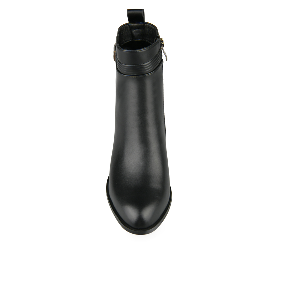 botine damă piele ecologică negru 3