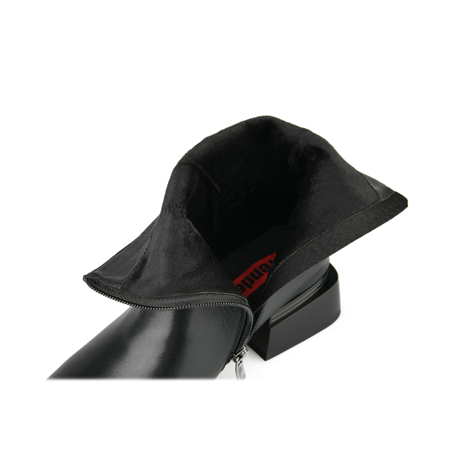 botine damă piele ecologică negru 4