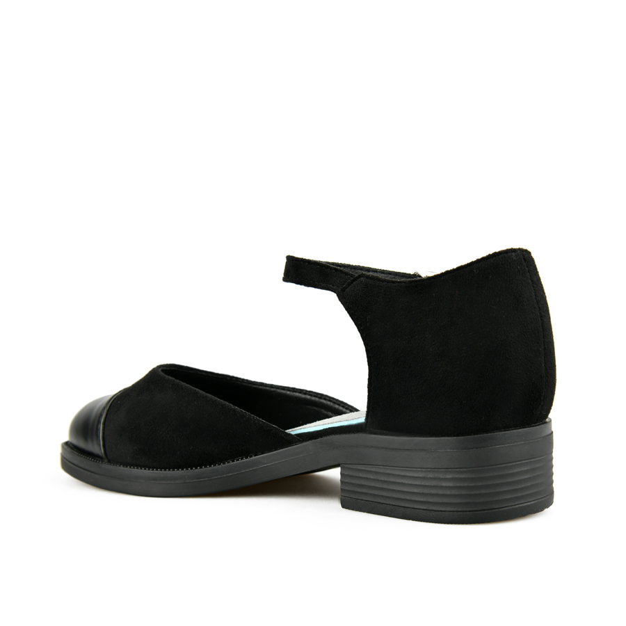 pantofi damă textil/piele ecologică negru 3