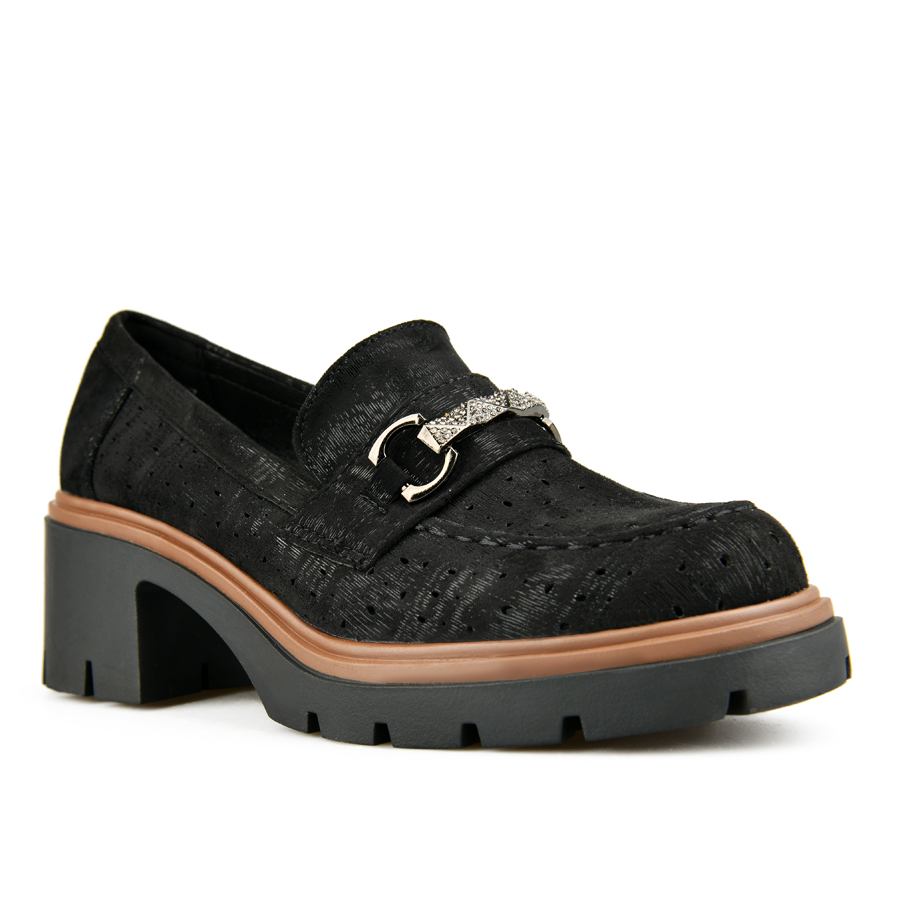 pantofi damă textil negru 1