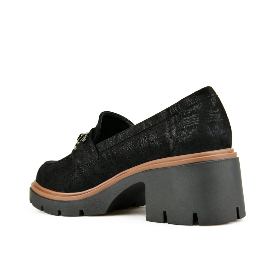 pantofi damă textil negru 3