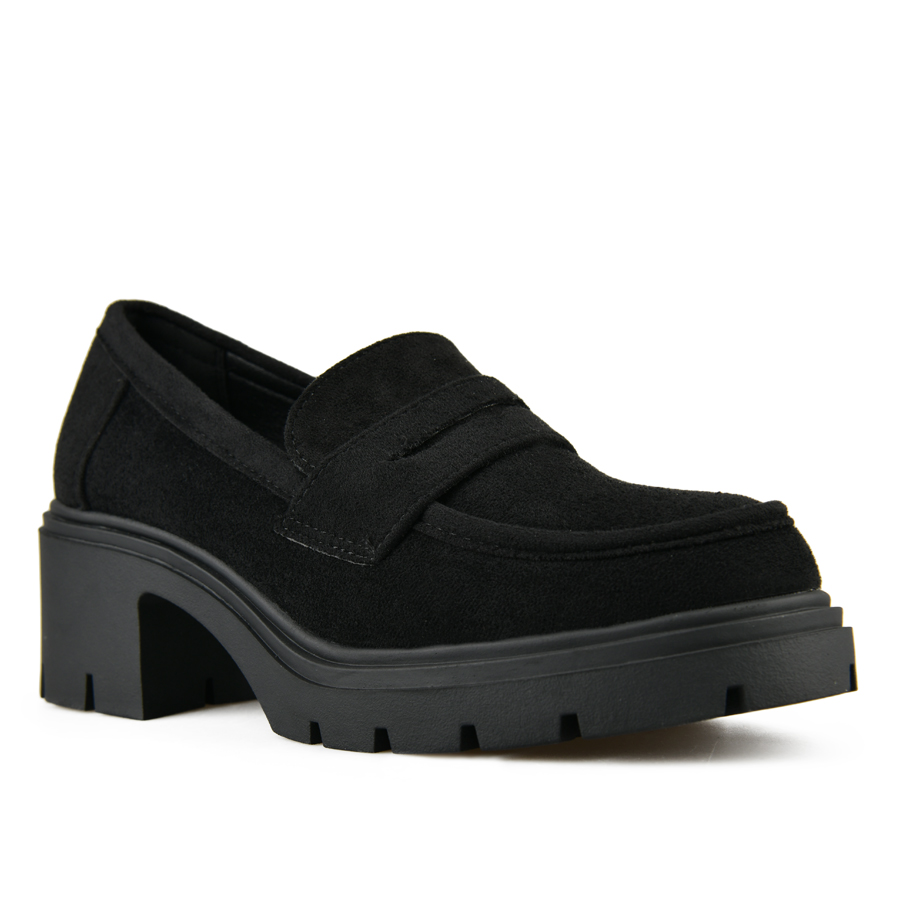 pantofi damă textil negru 1