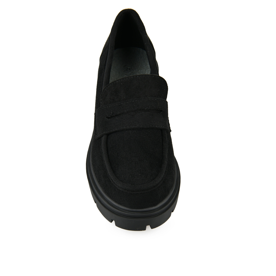 pantofi damă textil negru 2