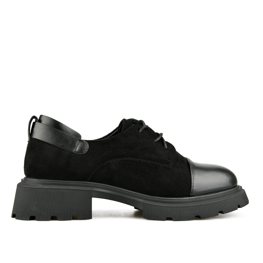 pantofi damă textil/piele ecologică negru 0