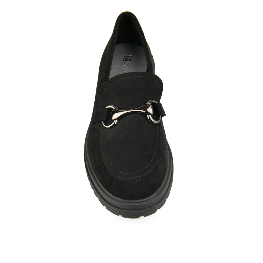 pantofi damă textil negru 2