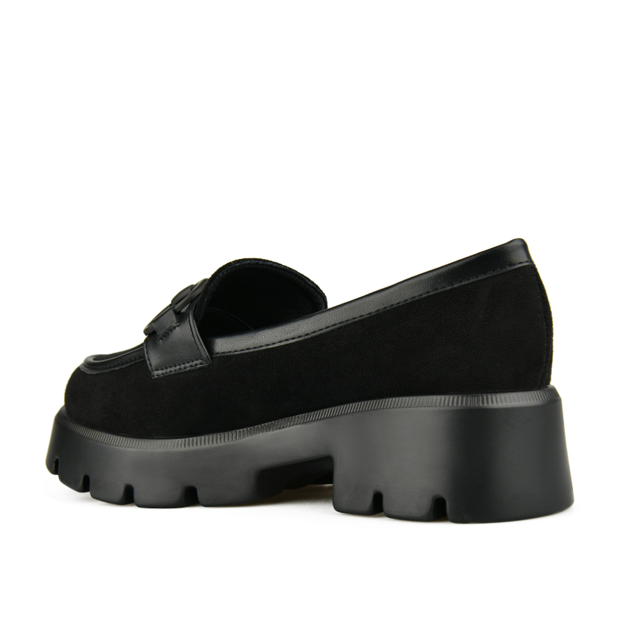 pantofi damă textil negru 3