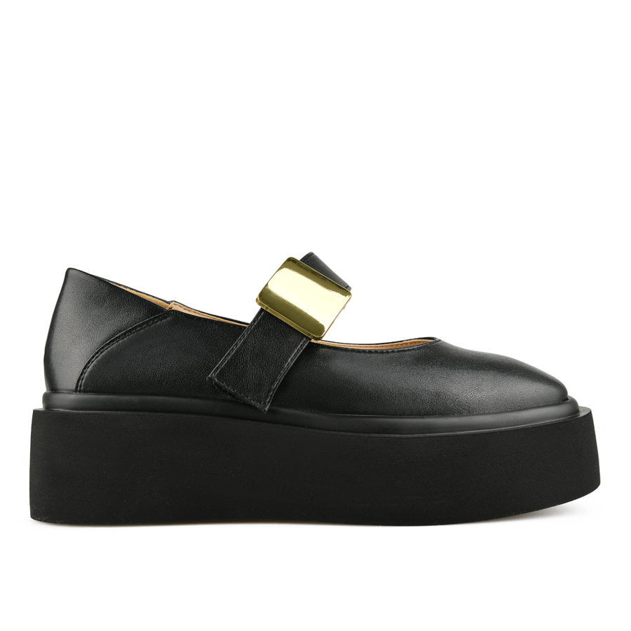 pantofi damă piele naturală negru 0