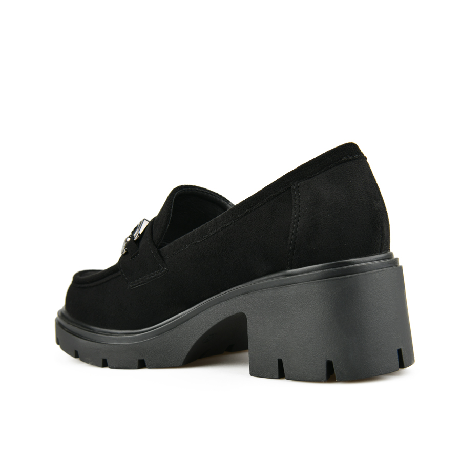 pantofi damă textil negru 3