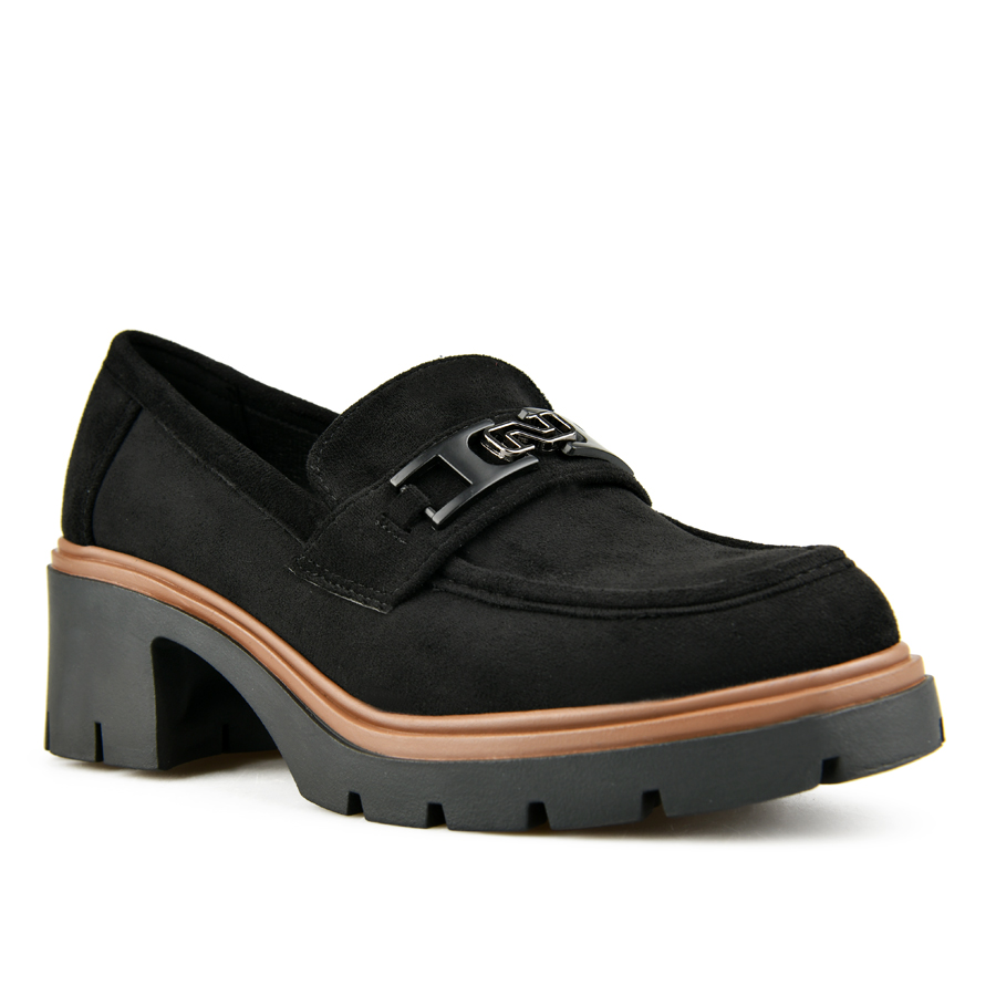 pantofi damă textil negru 1