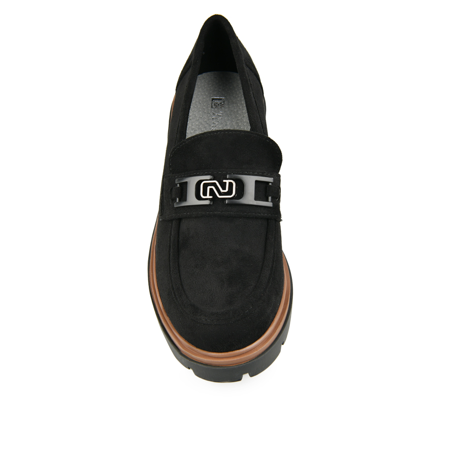 pantofi damă textil negru 2