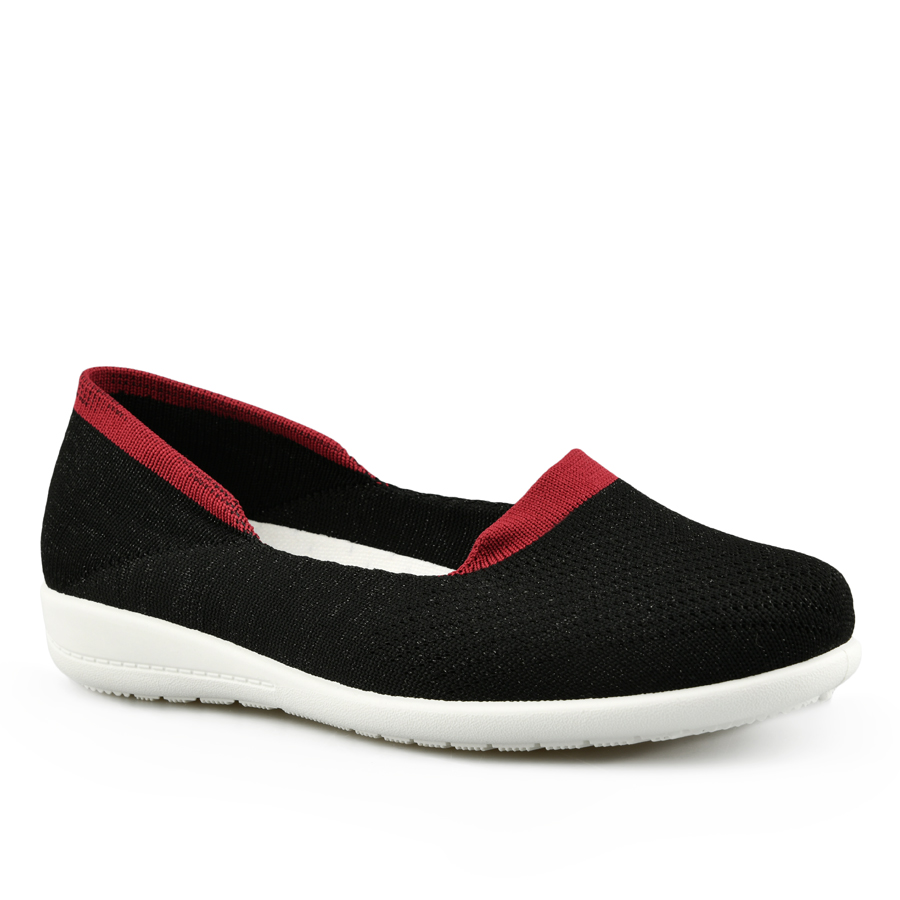 pantofi damă textil negru 1