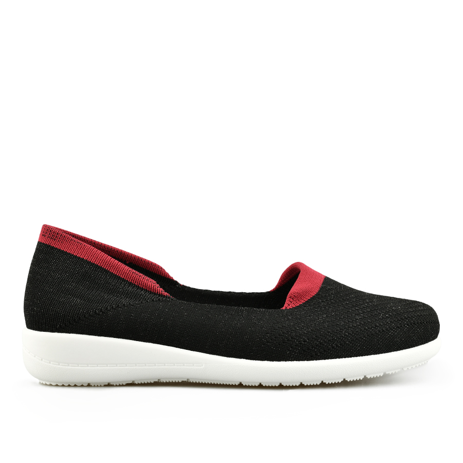 pantofi damă textil negru 0