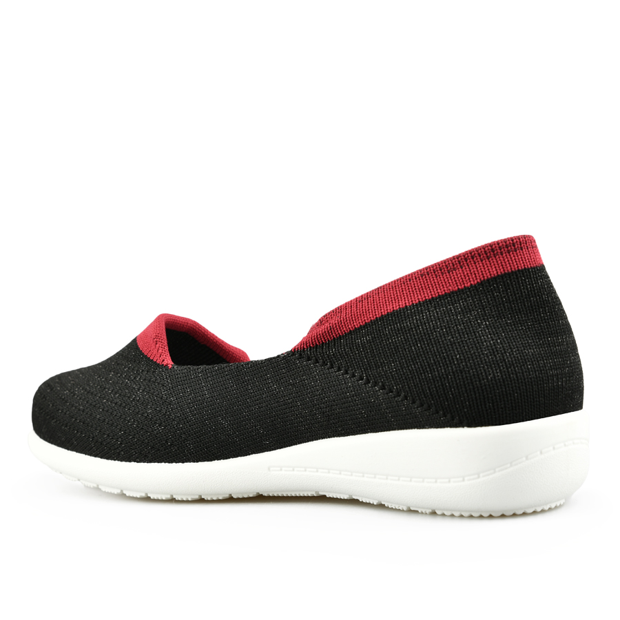 pantofi damă textil negru 2